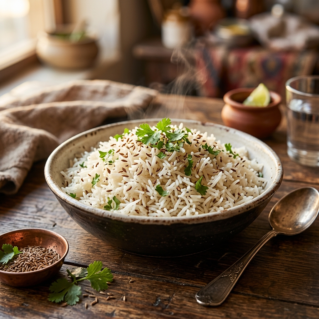 Jeera Rice — Cumin-tempered Basmati Rice