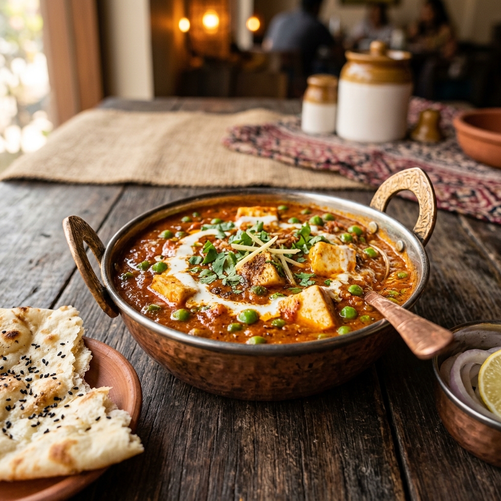 Matar Paneer — Peas and Cottage Cheese